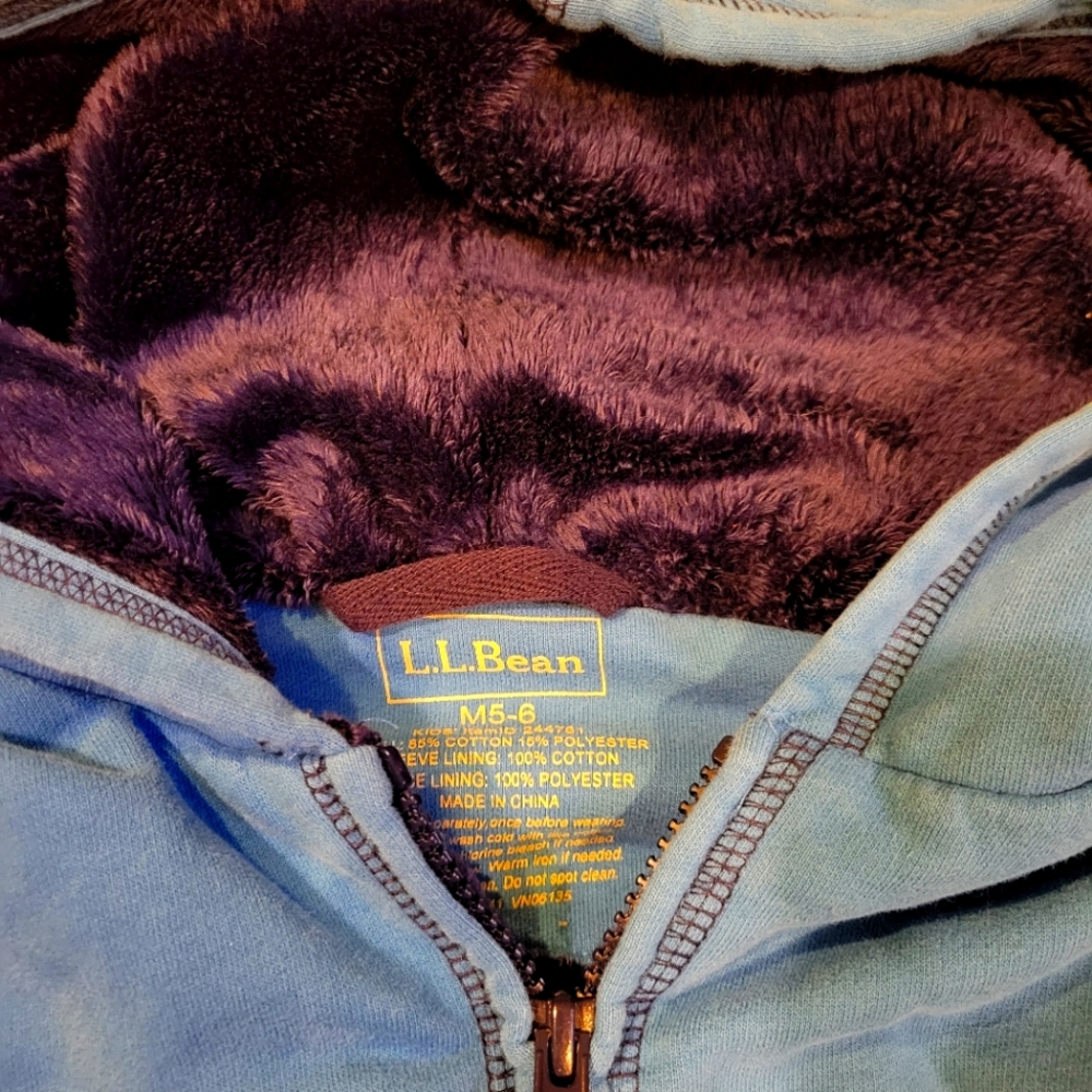 LLBean Hoodie with lining